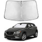 EcoNour Windshield Sunshade Compatible for Mazda CX-3 2016-2019 2020 2021, Sun Visor for Front Windshield & Window Sun Shade Cover, UV Heat Blocker & Protector, Car Accessories - size: For Mazda CX-3 (2016-2021)