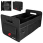 Car Trunk Organizer for Dodge Charger Durango Challenger Collapsible 2 Compartment Automotive Storage Box with Handle Non Slip Bottom Sturdy Side Walls for Dodge Accessories (Red)