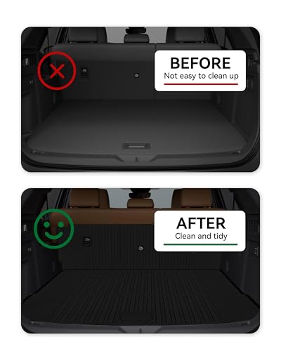 Cargo Liner Compatible with 2025 2026 Mazda CX-70 Trunk Mat Cargo Mat Back Seat Cover Protector (Backrest Mats+Trunk Mat) - size: FOR 2025-2026 Mazda CX-70