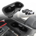 Center Console Cup Holder Inserts Compatible with 2022-2025 2026 Chevy Silverado & GMC Sierra Accessories Middle Console Drink Holder TPE Organizer Non-Slip Drink Stopper(Bucket Seat Only)