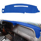 Dash Cover Custom Fit for 1997-2000 Chevy Chevrolet/GMC C1500 C2500 C3500 K1500 K2500 K3500, 1997-1999 GMC Yukon/Chevy Tahoe, 1999-2000 Cadillac Escalade,Dashboard Cover Mat Pad (Blue) - color: Blue