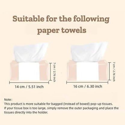 2-in-1 Car Tissue Holder & Trash Bin Organizer Cute Plush Bear/Rabbit/Capybara for Armrest Easy to Install Soft & Adorable (Bear)