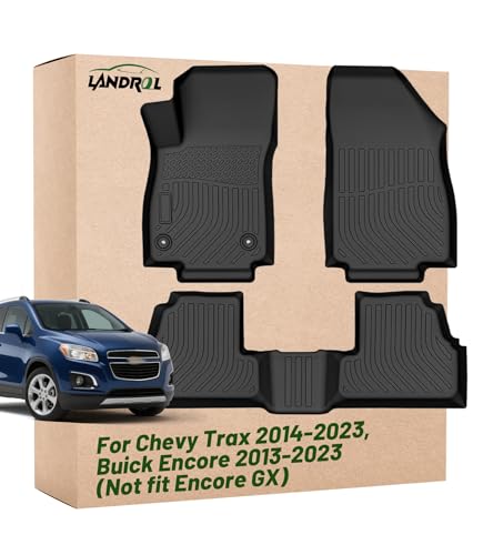 Car Floor Mats Replacement for Chevrolet Chevy Trax 2014-2023/ Buick Encore 2013-2023 (Not fit Encore GX) Custom Fit Durable Front Rear Heavy Duty Carpets Accessories for Dad