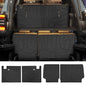 2nd&3rd Row Seat Back Mat for 2025 2026 Toyota 4Runner 7 Seats Gas, Kick Mats Rear Backrest Cover All Weather TPE Protector Cargo Liner Accessories(Not for Hybrid EV/i-Force MAX) - size: 7Seats-Seatback Mats(2nd&3rd Row)