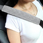 Amooca Soft Automotive Seat Belt Cover Seatbelt Shoulder Pad Neck Protector Cushions Universal Fit SUV Trucks Backpack 2 PCS Light Grey 10.2in - color: Light Grey, size: 10.2in-2pc