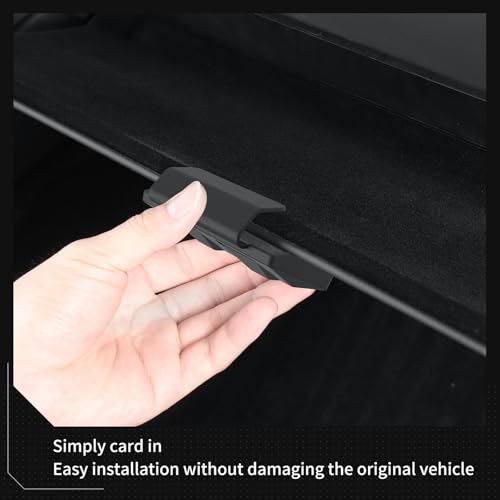 Glove Box Hook for Tesla ModelYJuniper 2025 2026/Model 3 Highland 2024-2026 Organizer Storage Hook Clips for Hanging Car Accessories Black