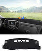 Autorder Dashboard Cover Mat for 2014-2018 Chevy Chevrolet Silverado/GMC Sierra 1500, 2015-2019 Silverado/GMC Sierra 2500HD 3500HD Accessories Dash Cover Flannel Sunshade Glare UV Rays Protector - size: 2014-2018 Silverado
