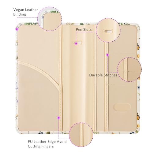 CoBak Car Registration and Insurance Holder - Vehicle Glove Box Car Organizer,Auto Truck Comparment Accessories Case with Magnetic Closure for Driver License,Cards - color: L-Butterfly Wonderland