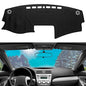 Dashboard Dash Mat Cover Leather Dashboard Pad Sun Protection Anti-Vertigo Mat Blanket Compatible for 2007-2011 Toyota Camry(Black) - color: Black, size: 2007-2011 Toyota Camry