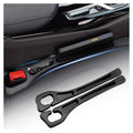 2PCS Car Seat Gap Filler Organizer with Storage Slots,Upgraded Car Gap Filler for Storing Phones,Keys,Items,Plug & Play No Drop Seat Guard for Cars Avoid Items Falling