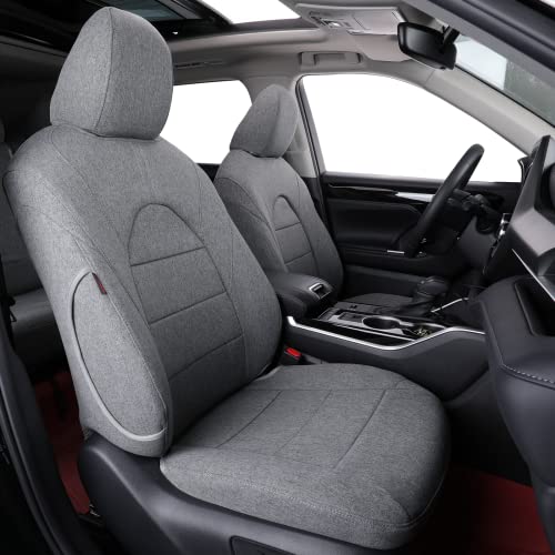 Custom Seat Covers Compatible with Select Honda Pilot LX,Elite,Sport,Touring 2023 2024 -Three Rows Models (Gray,Full Set) - color: Polyester(Gray), size: 2023-2024 Pilot LX,Elite,Sport,Touring 8-Passenger