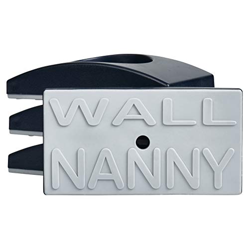 Wall Nanny 2-Pack - Works with 2 Gates - Baby Gate Wall Protector (Made in USA) Protects Walls and Doorways from Pet Gates - for Pressure Mounted Indoor Safety Baby Gates - Black - color: Black, size: 2-Pack