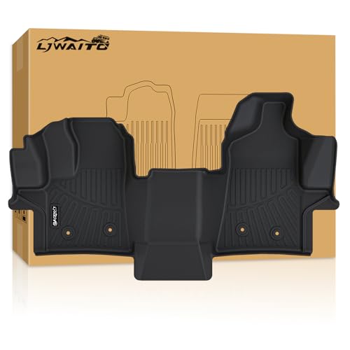 Floor Mats Fits 2022-2024 2025 Ford Transit Connect, TPE All Weather Protection Transit Front Row mat, Black Van Liners mat Accessories - size: For 2022-2025 Connect floor mat