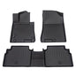 HAFIDI® All Weather Floor Mats for Kia K5 2021-2026 (Only FWD Models) & Hyundai Sonata & Sonata Hybrid Car Floor Liners, Fits 1st & 2nd Row Full Set TPE Custom Accessories, Black - style: 4) For K5 2021-2026 Floor Mats