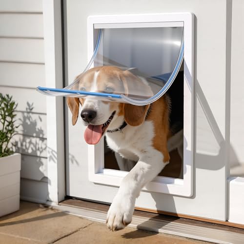 Dog Door Replacement Flaps - Extra Large Measures 10.5" x 15", Doggie Door Flap Compatible with Ideal Pet Products Designer Series Pet Door- Replacement Flap, Less Shrinkage, Weather Resistant