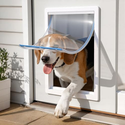 Dog Door Replacement Flaps - Extra Large Measures 10.5" x 15", Doggie Door Flap Compatible with Ideal Pet Products Designer Series Pet Door- Replacement Flap, Less Shrinkage, Weather Resistant
