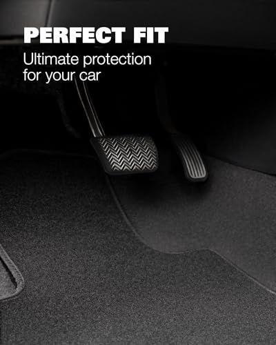 Floor Mats for Toyota Camry 2018-2024 - Custom Fit 3D Carpet Mats - 1st & 2nd Row Set - Anti-Slip Backing - Carpet All Weather Car Floor Liners