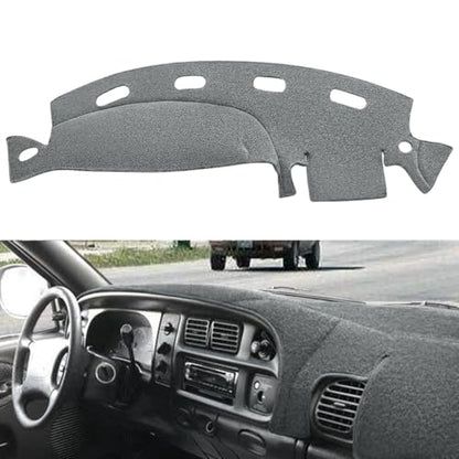 Yiz Dashboard Cover Dash Cover Mat Pad Custom Fit for Dodge Ram 1500 2500 3500 1998 1999 2000 2001 (98-01DarkGray) Y21 - color: 98-01DarkGray