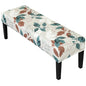 FUANGUI Floral Bench Cover,Stretch Dining Bench Cover for bedrooms, Living Rooms, Kitchens, Protector Chair Bench Piano Bench Seat Covers Stool Slipcover Removable, Washable - 02 - color: 02