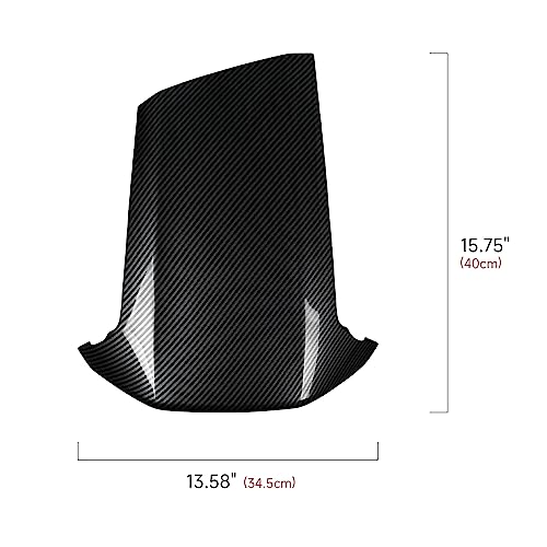 Car Dashboard Instrument Protective Cover Decals for 2016-2021 Honda Civic 10th Gen Accessories ABS Carbon Fiber Stickers - color: Dashboard Protector Cover