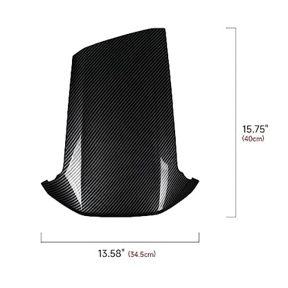 Car Dashboard Instrument Protective Cover Decals for 2016-2021 Honda Civic 10th Gen Accessories ABS Carbon Fiber Stickers - color: Dashboard Protector Cover