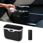 JEYODA - Automatic Push Button Car Trash Can with Secure Lid, Vehicle Garbage Bin (Black) - color: black
