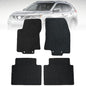 GXARTS Custom Fit Velour Carpet Floor Mats Fit for Nissan Rogue 2014 2015 2016 2017 2018 2019 2020 (Not Fit Sport/Select/Hybrid),Front & Rear 4-Piece Set, with Anti-Slip Buckle, Black