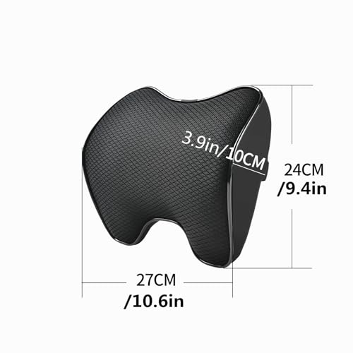 Car Neck Support Pillow,Car Neck Pillow for Relieving Neck Fatigue 100% Soft Memory Foam,Ergonomic Design
