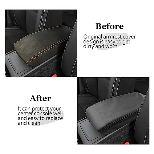 SKTU for 2019-2025 2026 Volvo XC40 Center Console Cover for 2023 2024 2025 2026 Volvo XC40 Accessories Armrest Cover 2024 2025 2026 XC40 Seat Box Cover XC40 Center Console Soft Cushion (Black) - color: 2019-2025 2026 XC40 Black