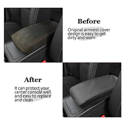 SKTU for 2019-2025 2026 Volvo XC40 Center Console Cover for 2023 2024 2025 2026 Volvo XC40 Accessories Armrest Cover 2024 2025 2026 XC40 Seat Box Cover XC40 Center Console Soft Cushion (Black) - color: 2019-2025 2026 XC40 Black