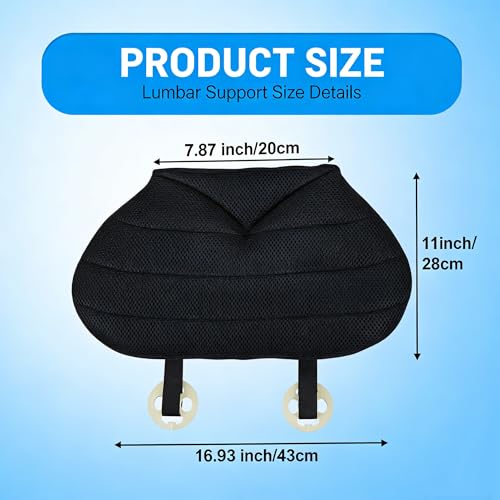 Big Hippo Memory Foam Car Seat Cushion for Sciatica & Tailbone Pain Relief - Orthopedic Seat Pad for Long Driving Commute - Ergonomic Office Chair Cushion for Lower Back Support with Non-Slip Design