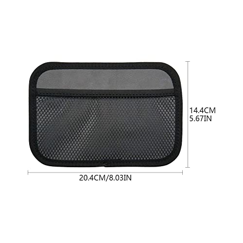 INNOLIFE 4-Piece Car Organizer Net Pocket, Side Pocket Holder, Phone Sunglasses Storage - 8"x5.75"