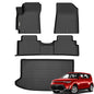 Wailtnb-for Kia Soul 2020-2025 2026 (Not EV) Floor Mat Cargo Liner All Weather Floor Liner Car Mat for Kia Soul Custom Fit Automotive Full Set Accessories 2025 - style: 15|For Soul|2020-2026|Set
