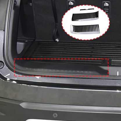Black Rear Trunk Door Sill Guard Cover Compatible with Honda New Pilot 2023~2026 Rear Bumper Protector Guard Scuff Plate Stainless Steels 4PC/Set - size: 4PC/Set