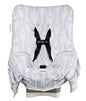 Niko Easy-Wash Children's Car Seat Cover & Liner - Cotton Jersey Gray & White Arrow Pattern - Universal FIT - Crash Tested - Waterproof SEAT Bottom - Easy to Clean - Machine Washable - color: Gray & White Arrow Cotton Jersey