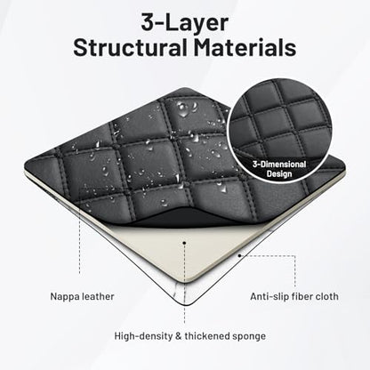 Autorder Center Console Cover for 2011-2019 2020 2021 Jeep Grand Cherokee Accessories Armrest Cover Anti-Scratch Middle Console Pad Leather Armrest Protector - size: 11-21 Jeep Grand Cherokee