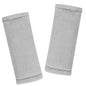 SWESEN Baby Car Seat Belt Covers for Boys and Girls, Carseat Shoulder Padding, Soft Car Seat Neck Cover, Mink Car Seat Straps Shoulder Pads, Solid Colour Stroller Strap Cover for Baby Kids, Grey - color: Grey