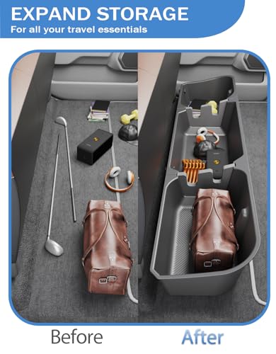 Under Seat Storage Box Compatible with 2015-2026 Ford F-150 F150 SuperCrew Cab, 2017-2026 F-250/F-350/F-450/F-550 Super Duty,F-150 Rear Underseat Storage Truck Organizer Tool Box - size: 2015-2026 F150 & 2017-2026 F250 F350 F450 F550