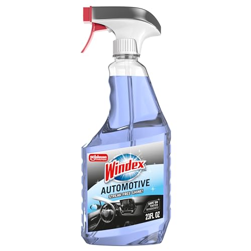 Windex Automotive Car Window and Glass Cleaner, Streak-Free Shine for Car Glass Exteriors, Tinted Windows, and Interior Electronics, 23 fl oz - size: 23 Fl Oz (Pack of 1)
