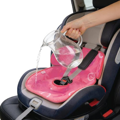 Piddle Pad 2-Pack, Potty Training Car Seat Protector, Toddler Car Seat Cover & Stroller Protector, Machine Washable Waterproof Car Seat, Anti-Slip, Universal Fit (Pink) - color: Pink