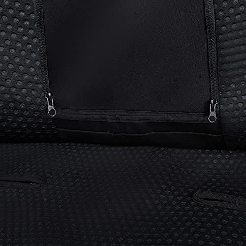 Flying Banner Neoprene Rear Bench car seat Covers car seat Protectors Split 40/60 60/40 (Red & Black, Neoprene) - color: Red & Black, size: Neoprene