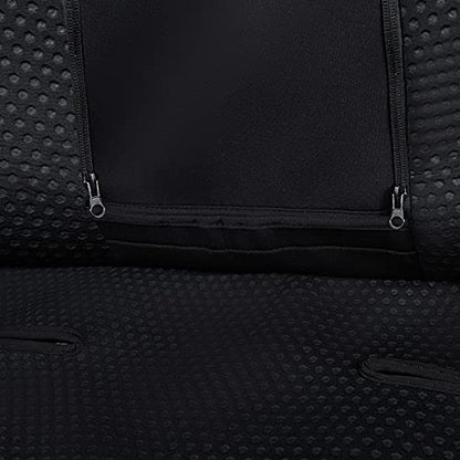 Flying Banner Neoprene Rear Bench car seat Covers car seat Protectors Split 40/60 60/40 (Red & Black, Neoprene) - color: Red & Black, size: Neoprene