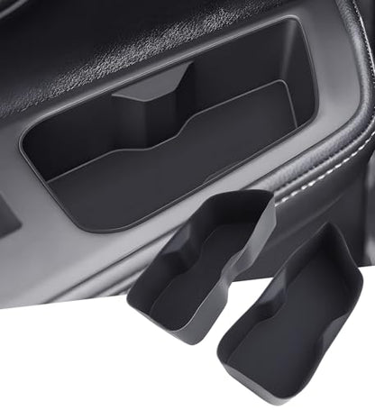 Rear Door Cup Holder Inserts for Toyota Grand Highlander 2026 2025 2024, Interior Accessories 2nd Row Silicone Cup Holders Covers Protector for 2024-2026 Grand Highlander, Black - style: Fits for 2024-2026 Grand Highlander, Rear