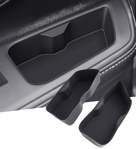 Rear Door Cup Holder Inserts for Toyota Grand Highlander 2026 2025 2024, Interior Accessories 2nd Row Silicone Cup Holders Covers Protector for 2024-2026 Grand Highlander, Black - style: Fits for 2024-2026 Grand Highlander, Rear