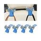 Bling Car Headreat Hook, 2PCS Crystal Rhinestone Cute Bow Vehicle Seat Back Hanger Storage for Purses Bags Grocery, Diamond Auto Rear Seat Organizer, Universal for SUV Truck Sedan (Light Blue) - style: Light Blue/4PCS