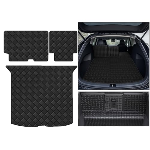 Cargo Mat for 2018-2025 Honda Passport，Full Coverage All Weather Protector ，Cargo Mat with Backrest Mat Trunk Mat Cargo Liner for Honda Passport（Black Version Accessories）