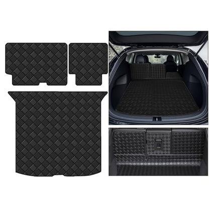 Cargo Mat for 2018-2025 Honda Passport，Full Coverage All Weather Protector ，Cargo Mat with Backrest Mat Trunk Mat Cargo Liner for Honda Passport（Black Version Accessories）