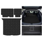 Cargo Mat for 2018-2025 Honda Passport，Full Coverage All Weather Protector ，Cargo Mat with Backrest Mat Trunk Mat Cargo Liner for Honda Passport（Black Version Accessories）