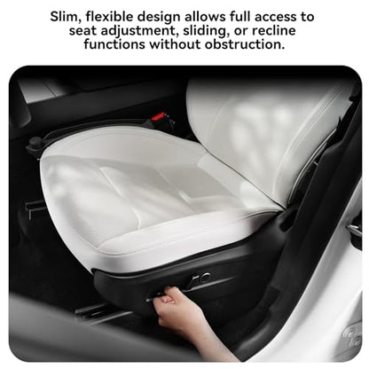 Car Seat Gap Filler [2 Pack], Premium Silicone Side Console Organizer with Built-in Emergency Glass Breaker, Universal Fit Automotive Gap Blocker to Prevent Dropping, Car Interior Decor