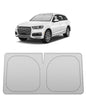 helloleiboo Graphene Car Windshield Sun Shade – 59" x 33" Foldable Car Sun Shade, Advanced Heat Absorption & UV Protection, Universal Fit for Cars, SUVs & Trucks (59 * 33 Inches) - size: 59 x 33 inches